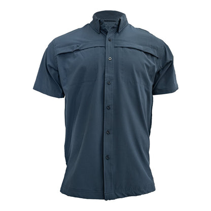 Xotic - Short Sleeve Solid Lifestyle Button Down w/ REPEL-X