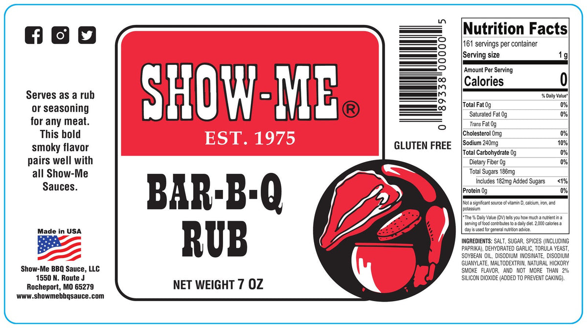 Show-Me® Bar-B-Q Rub