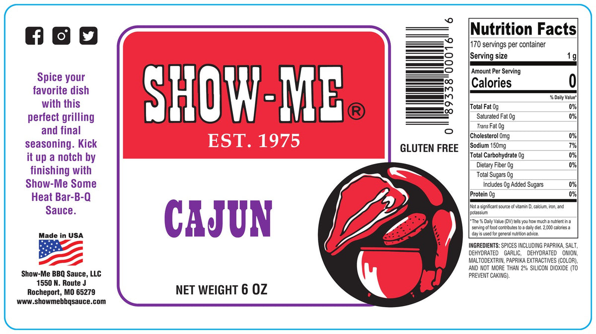 Show-Me® Cajun Seasoning