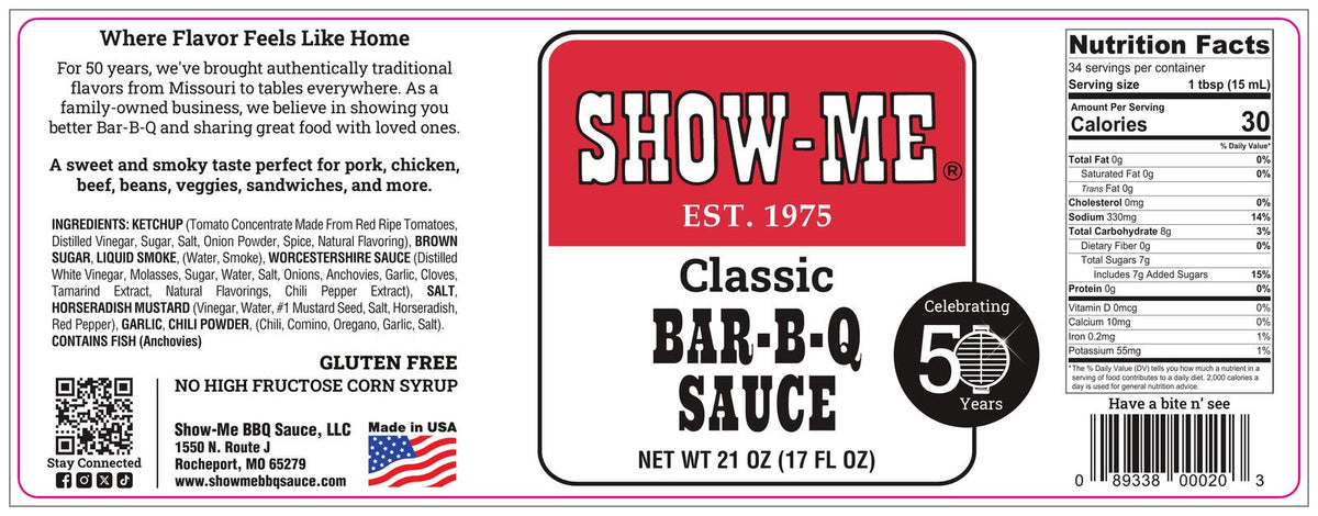 Show-Me® Classic Bar-B-Q Sauce