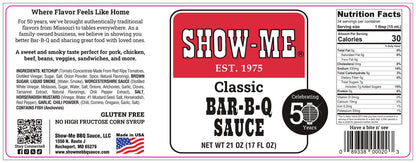 Show-Me® Classic Bar-B-Q Sauce