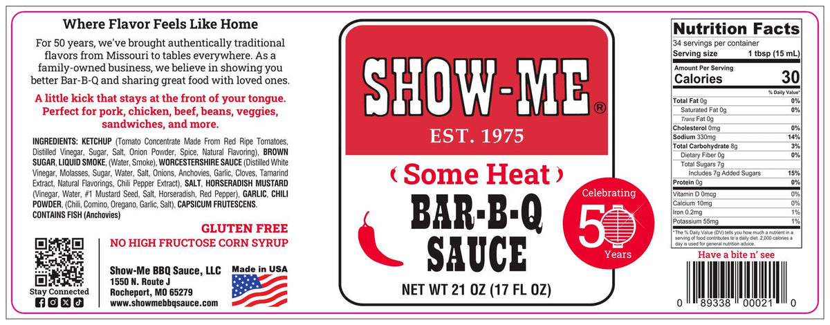 Show-Me® 'Some Heat' Bar-B-Q Sauce
