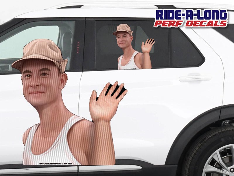 Shrimp Boat Captain *RIDE A LONG* Perforated Decal - Angler's Pro Tackle & Outdoors