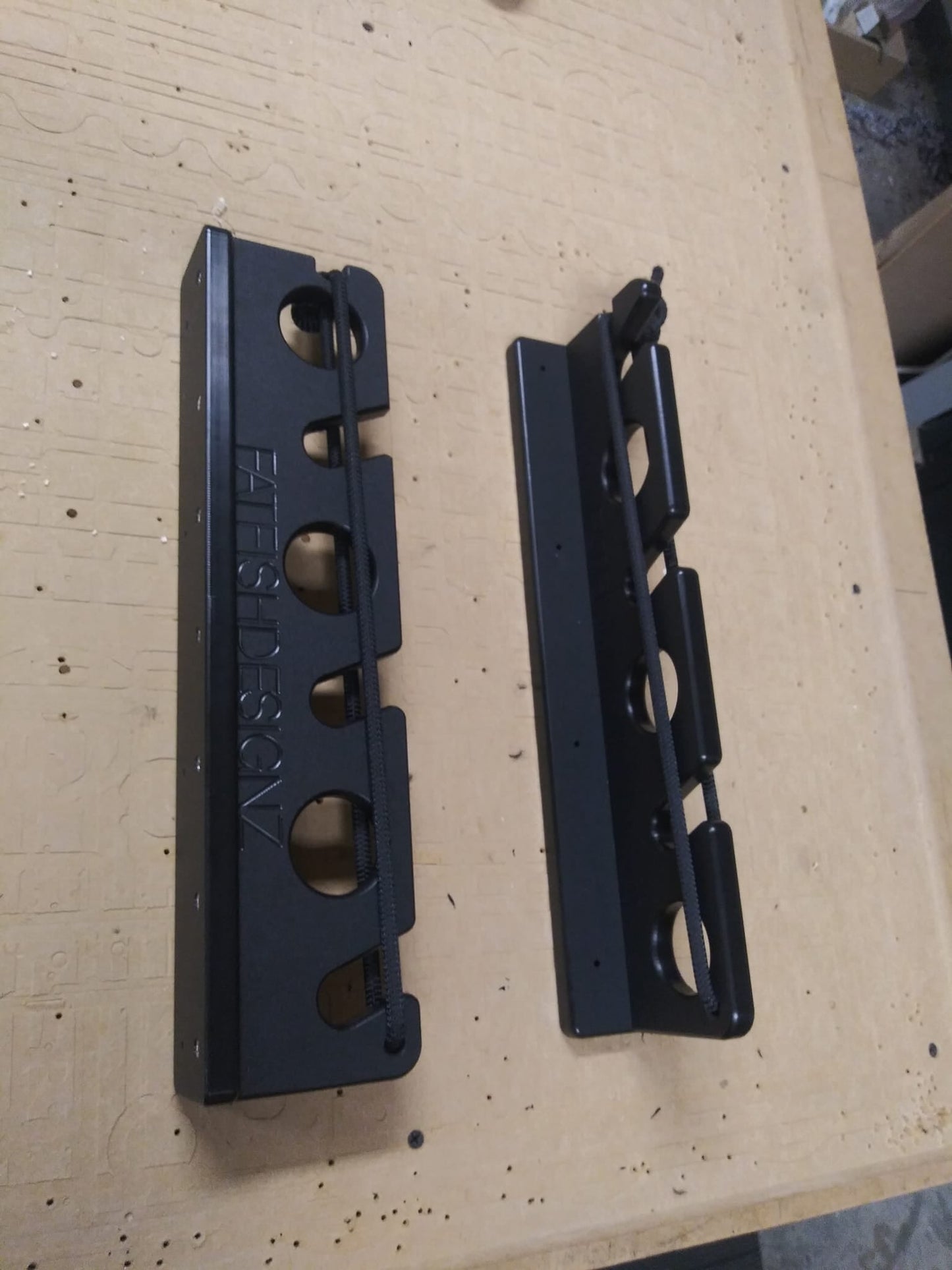 Fat Fish Designz  Side Piece Horizontal Rod Holder