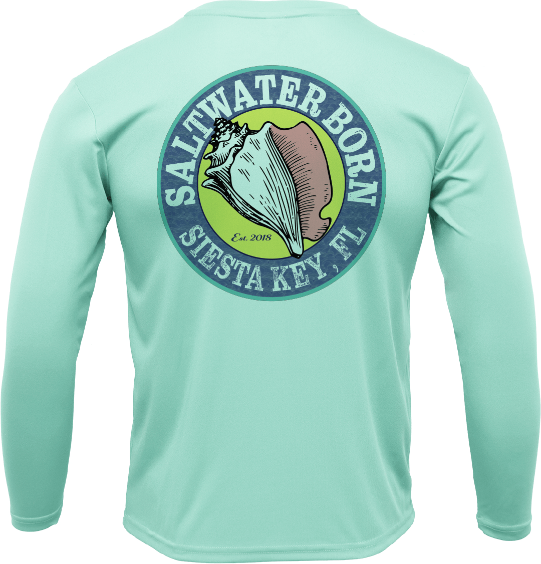 Siesta Key, FL Florida Diver Long Sleeve UPF 50+ Dry - Fit Shirt - Angler's Pro Tackle & Outdoors