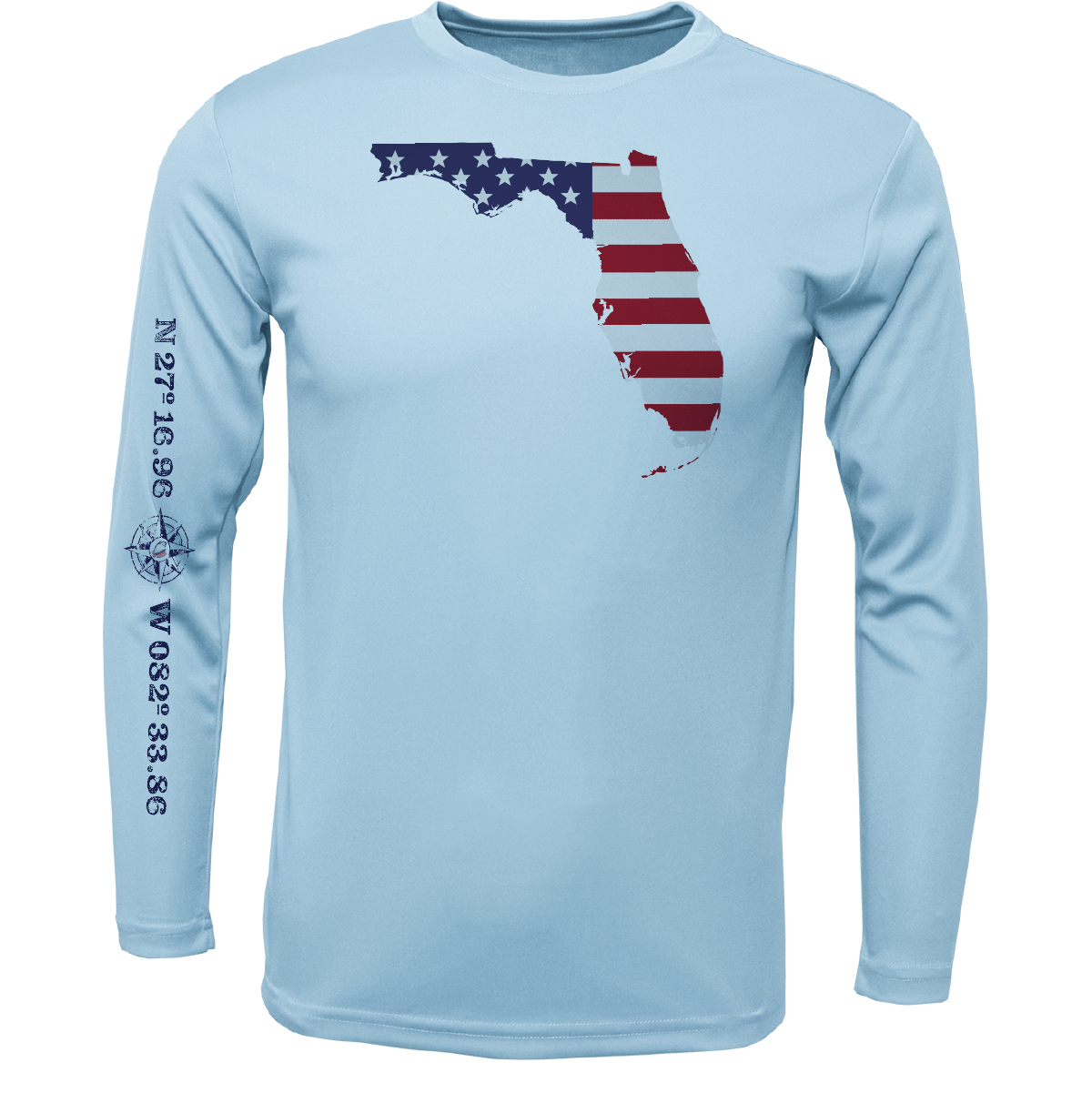 Siesta Key, FL Florida USA Long Sleeve UPF 50+ Dry - Fit Shirt - Angler's Pro Tackle & Outdoors