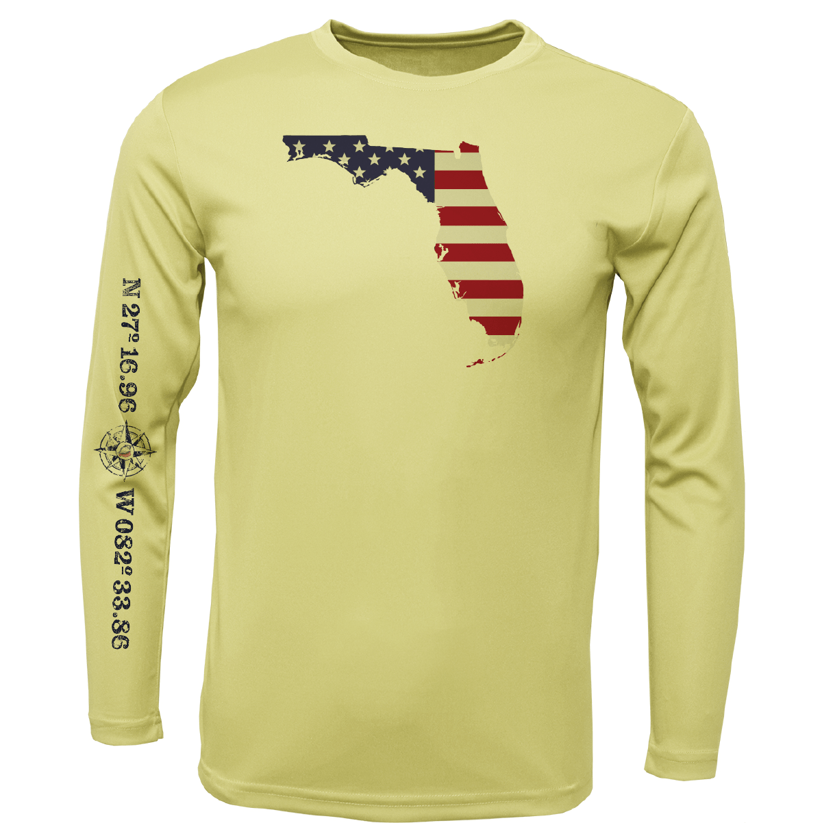 Siesta Key, FL Florida USA Long Sleeve UPF 50+ Dry - Fit Shirt - Angler's Pro Tackle & Outdoors