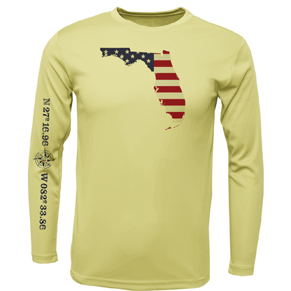 Siesta Key, FL Florida USA Long Sleeve UPF 50+ Dry - Fit Shirt - Angler's Pro Tackle & Outdoors