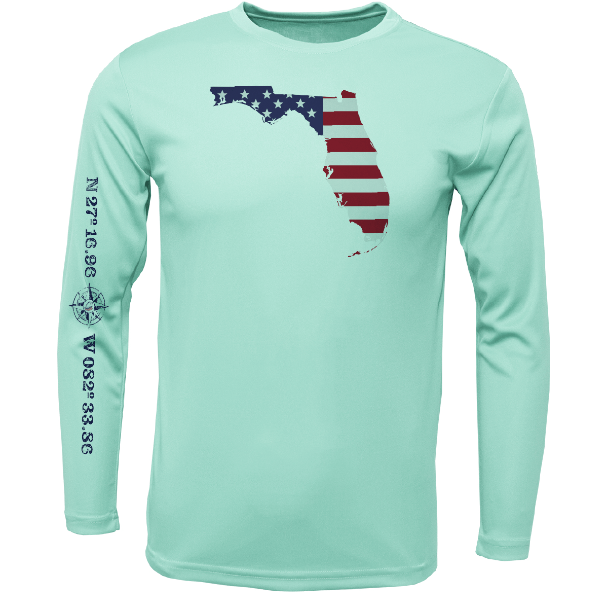 Siesta Key, FL Florida USA Long Sleeve UPF 50+ Dry - Fit Shirt - Angler's Pro Tackle & Outdoors