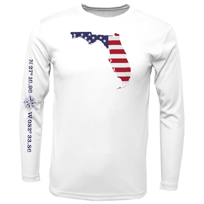 Siesta Key, FL Florida USA Long Sleeve UPF 50+ Dry - Fit Shirt - Angler's Pro Tackle & Outdoors