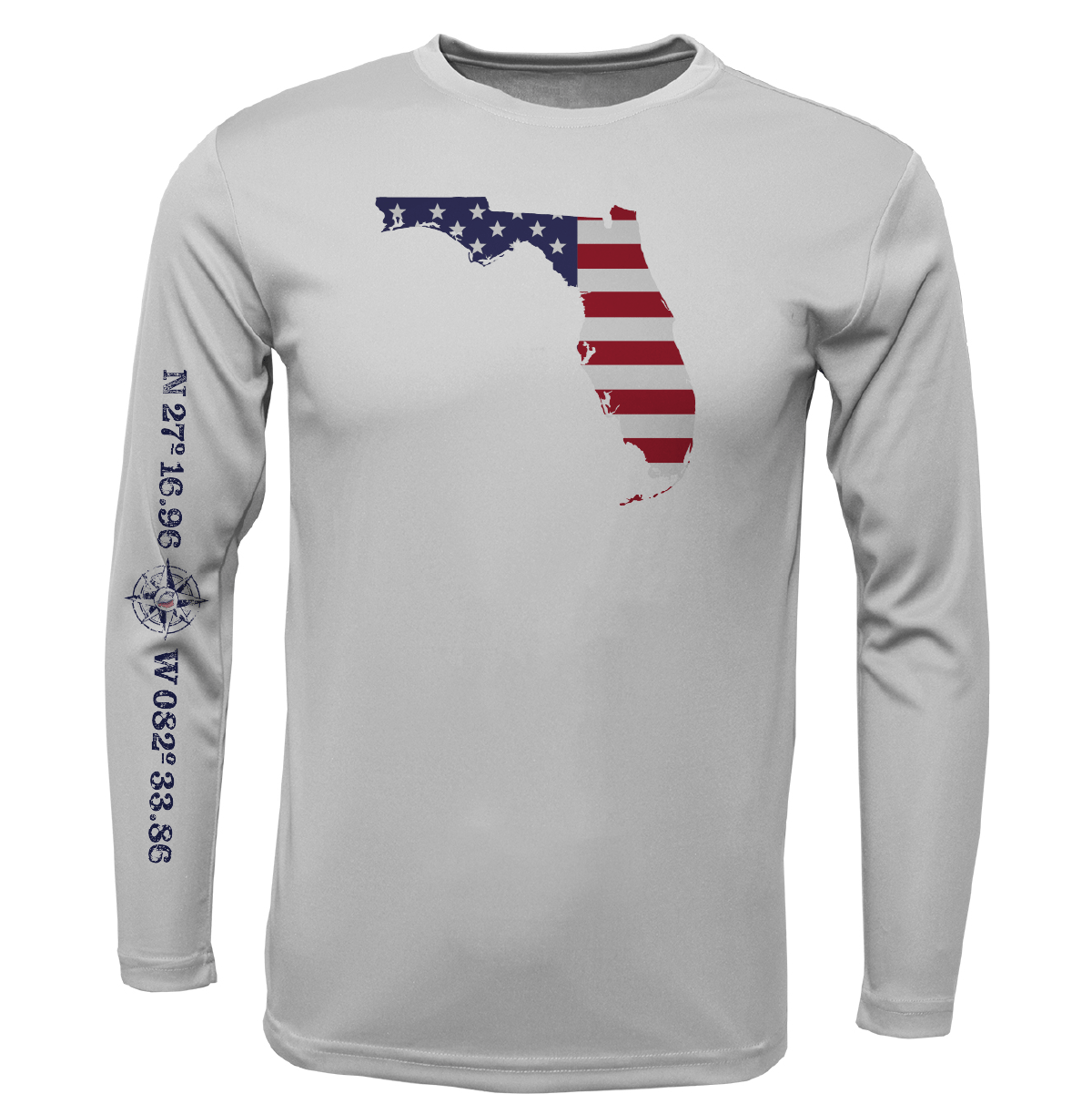 Siesta Key, FL Florida USA Long Sleeve UPF 50+ Dry - Fit Shirt - Angler's Pro Tackle & Outdoors