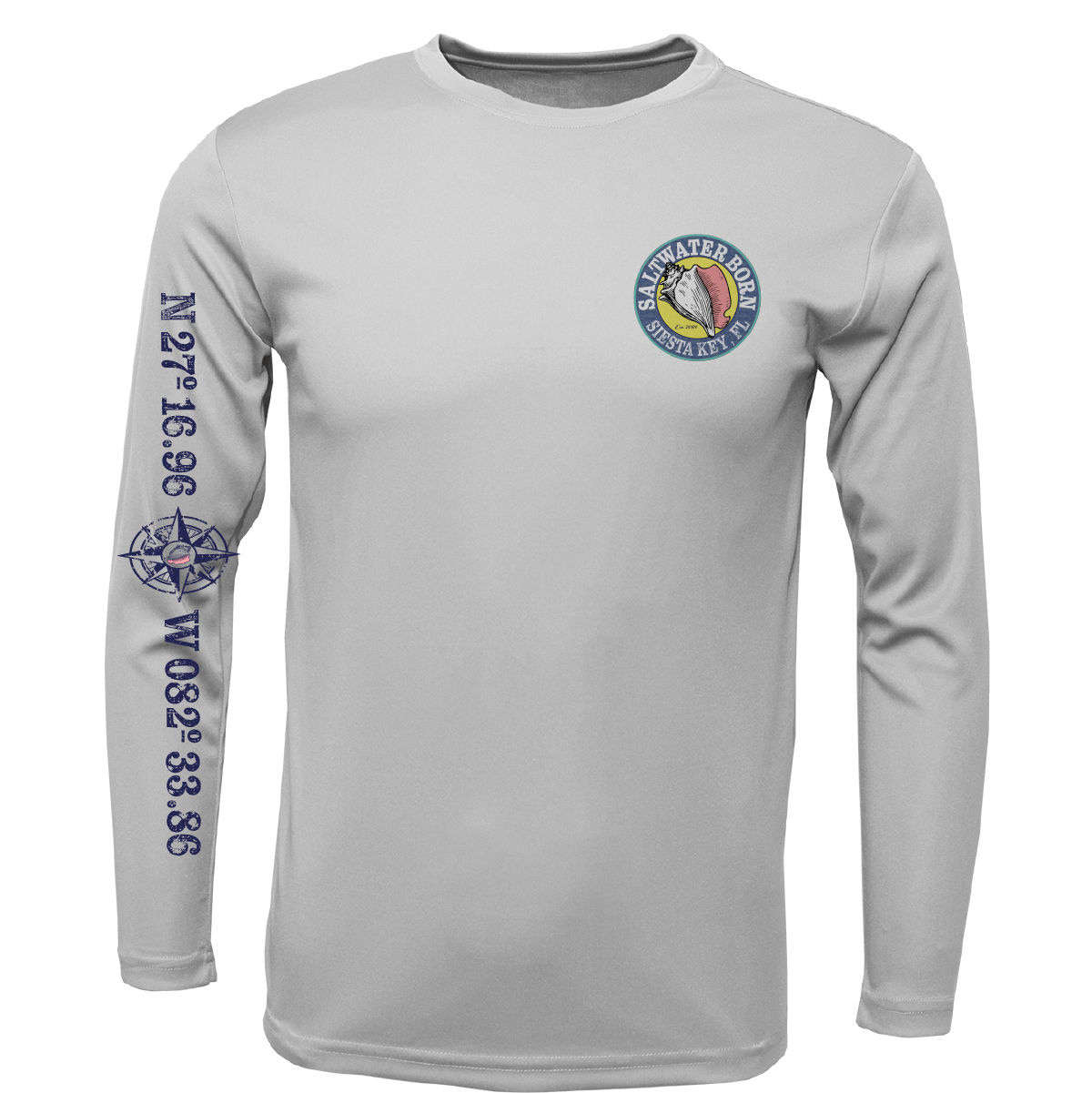 Siesta Key, FL Kraken Boy's Long Sleeve UPF 50+ Dry - Fit Shirt - Angler's Pro Tackle & Outdoors