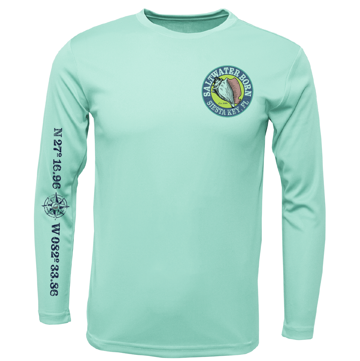 Siesta Key, FL Kraken Long Sleeve UPF 50+ Dry - Fit Shirt - Angler's Pro Tackle & Outdoors