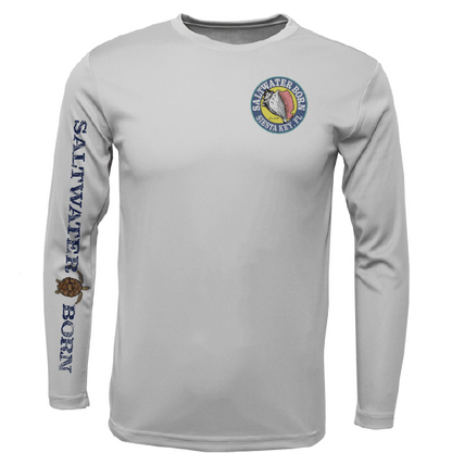 Siesta Key, FL Realistic Turtle Long Sleeve UPF 50+ Dry - Fit Shirt - Angler's Pro Tackle & Outdoors