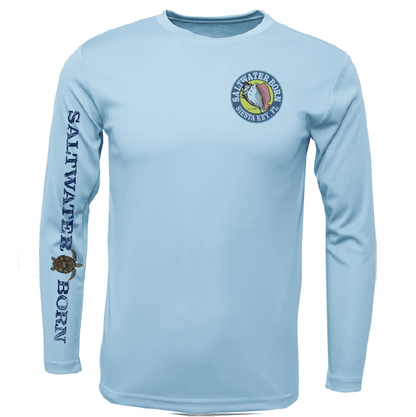 Siesta Key, FL Realistic Turtle Long Sleeve UPF 50+ Dry - Fit Shirt - Angler's Pro Tackle & Outdoors