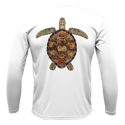 Siesta Key, FL Realistic Turtle Long Sleeve UPF 50+ Dry - Fit Shirt - Angler's Pro Tackle & Outdoors