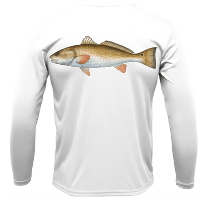 Siesta Key, FL Redfish Long Sleeve UPF 50+ Dry - Fit Shirt - Angler's Pro Tackle & Outdoors