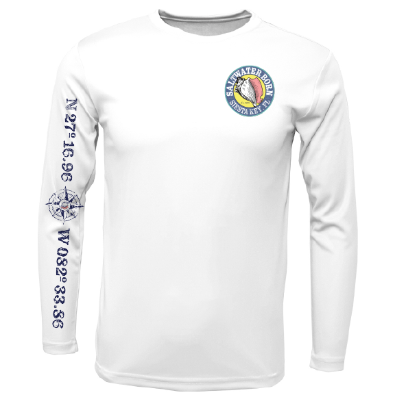 Siesta Key, FL Redfish Long Sleeve UPF 50+ Dry - Fit Shirt - Angler's Pro Tackle & Outdoors