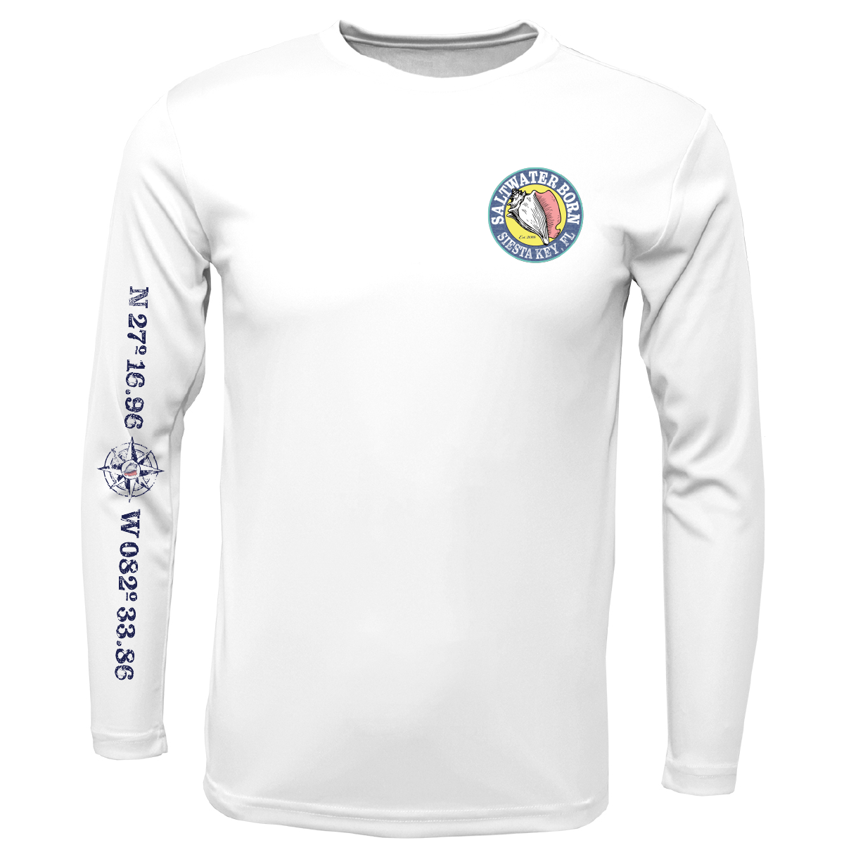 Siesta Key, FL Snook Long Sleeve UPF 50+ Dry - Fit Shirt - Angler's Pro Tackle & Outdoors