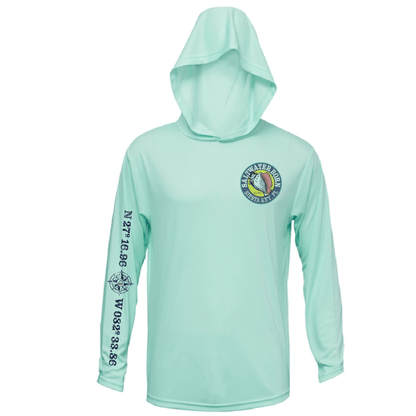 Siesta Key, FL "Surrender The Booty" Long Sleeve UPF 50+ Dry - Fit Hoodie - Angler's Pro Tackle & Outdoors