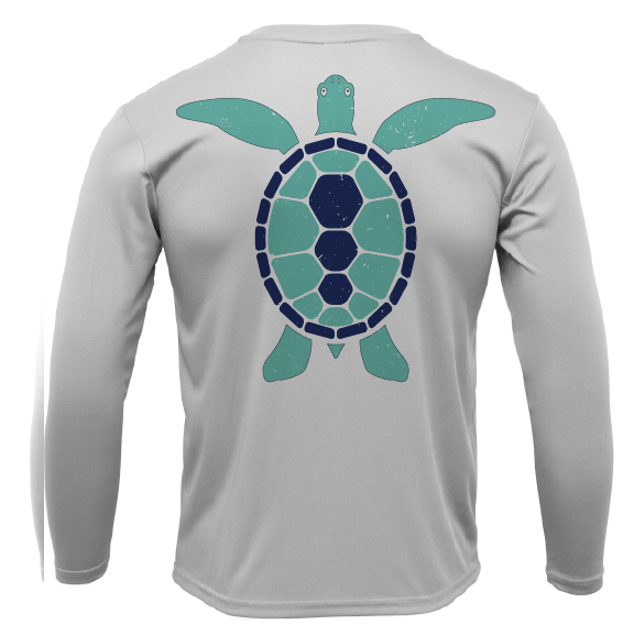 Siesta Key, FL Turtle Long Sleeve UPF 50+ Dry - Fit Shirt - Angler's Pro Tackle & Outdoors