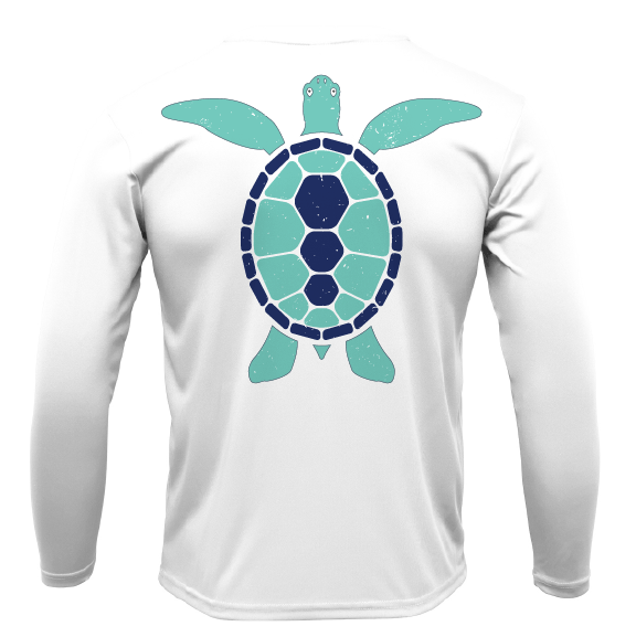 Siesta Key, FL Turtle Long Sleeve UPF 50+ Dry - Fit Shirt - Angler's Pro Tackle & Outdoors