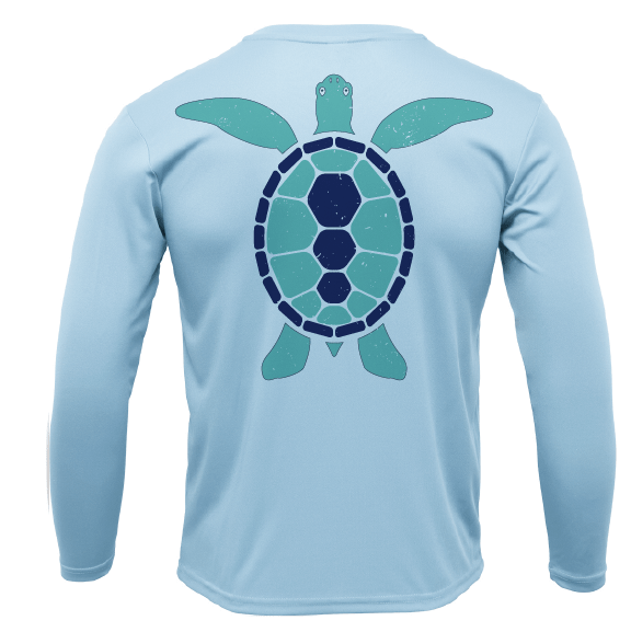 Siesta Key, FL Turtle Long Sleeve UPF 50+ Dry - Fit Shirt - Angler's Pro Tackle & Outdoors