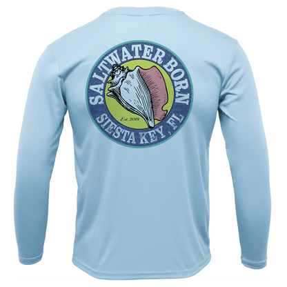 Siesta Key, FL USA Born Long Sleeve UPF 50+ Dry - Fit Shirt - Angler's Pro Tackle & Outdoors