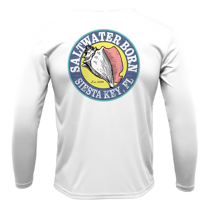 Siesta Key, FL USA Born Long Sleeve UPF 50+ Dry - Fit Shirt - Angler's Pro Tackle & Outdoors