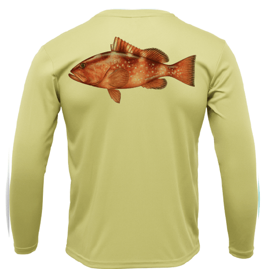 Siesta Key Grouper Long Sleeve UPF 50+ Dry - Fit Shirt - Angler's Pro Tackle & Outdoors