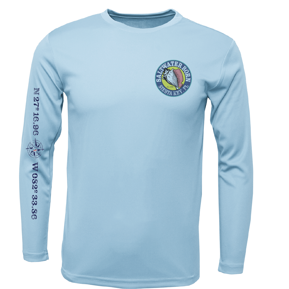 Siesta Key Sailfish Long Sleeve UPF 50+ Dry - Fit Shirt - Angler's Pro Tackle & Outdoors