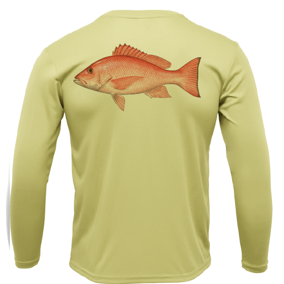 Siesta Key Snapper Long Sleeve UPF 50+ Dry - Fit Shirt - Angler's Pro Tackle & Outdoors