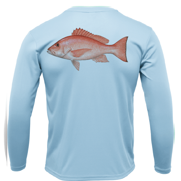 Siesta Key Snapper Long Sleeve UPF 50+ Dry - Fit Shirt - Angler's Pro Tackle & Outdoors