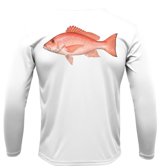 Siesta Key Snapper Long Sleeve UPF 50+ Dry - Fit Shirt - Angler's Pro Tackle & Outdoors