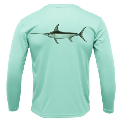 Siesta Key Swordfish Long Sleeve UPF 50+ Dry - Fit Shirt - Angler's Pro Tackle & Outdoors