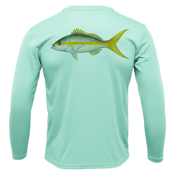 Siesta Key Yellowtail Long Sleeve UPF 50+ Dry - Fit Shirt - Angler's Pro Tackle & Outdoors