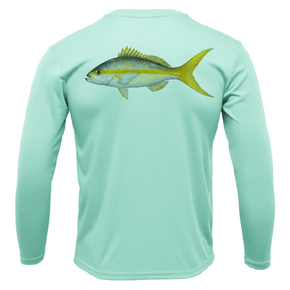 Siesta Key Yellowtail Long Sleeve UPF 50+ Dry - Fit Shirt - Angler's Pro Tackle & Outdoors