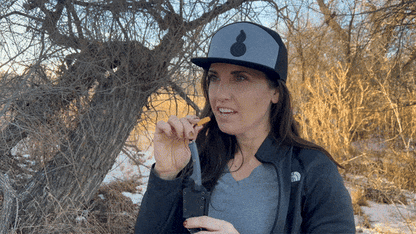 Outdoor Element Flicker Feather Survival EDC Chisel Blade