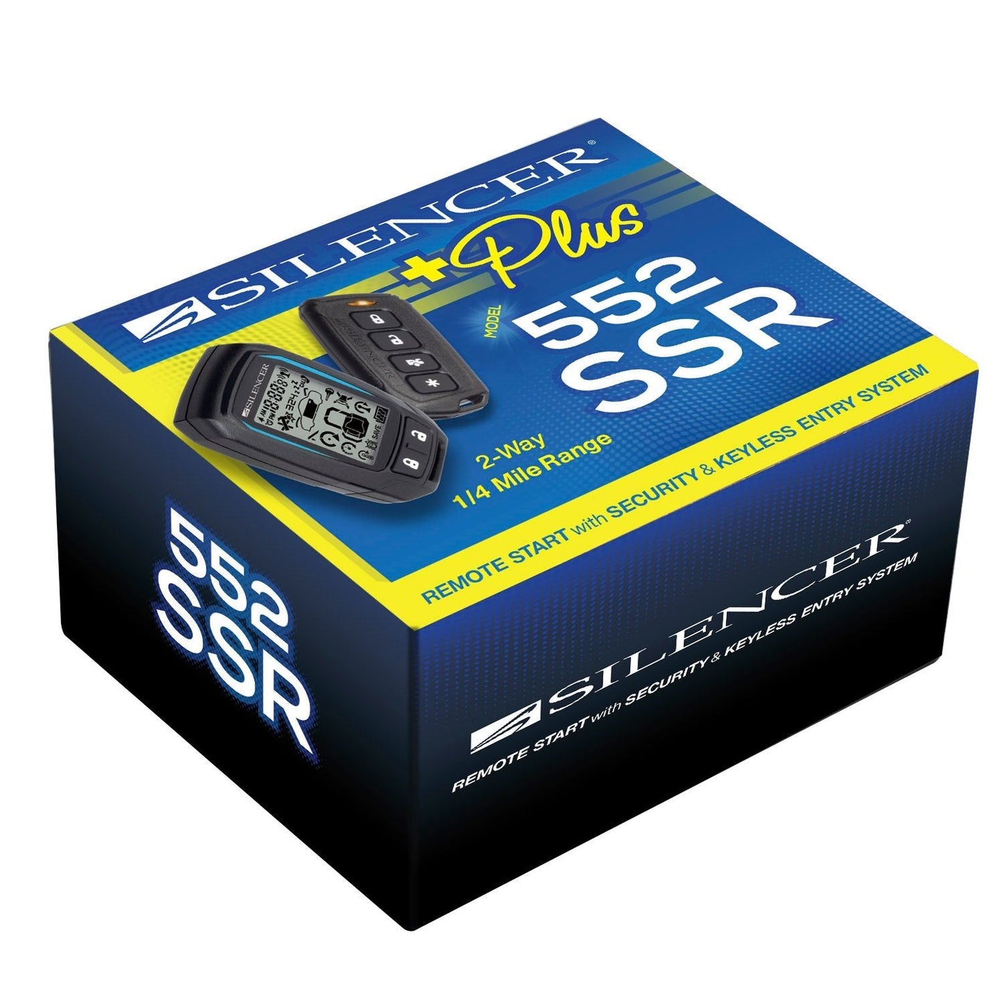 Magnadyne Silencer Plus 552SSR | 2 Way | 1/4 Mile Range Remote Start, Security & Keyless Entry