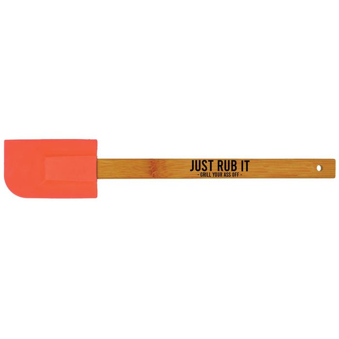 Grill Your Ass Off Silicone Spatula with Bamboo Handle 11 3/4"
