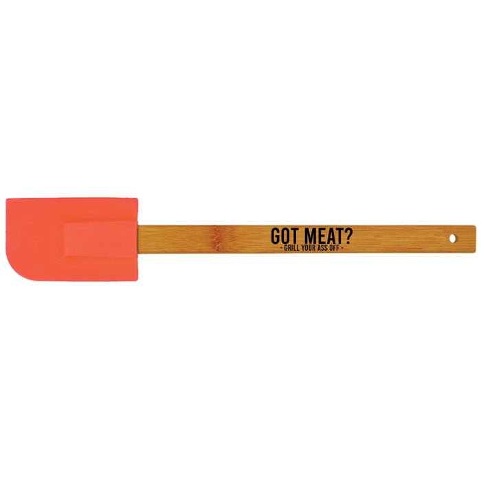 Grill Your Ass Off Silicone Spatula with Bamboo Handle 11 3/4"