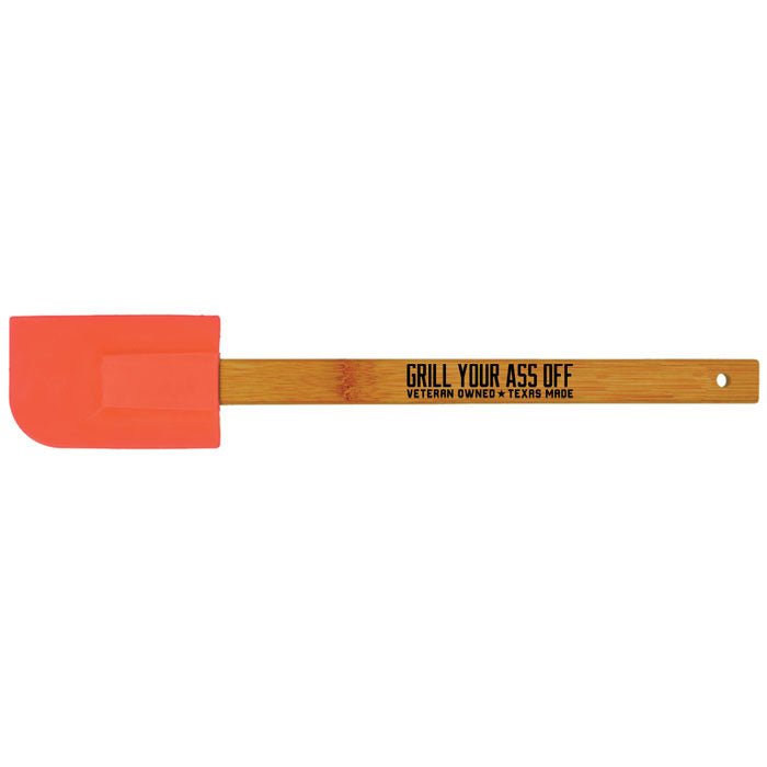 Grill Your Ass Off Silicone Spatula with Bamboo Handle 11 3/4"