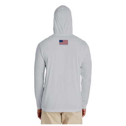 Texas Flag Boys Long Sleeve UPF 50+ Dry-Fit Hoody