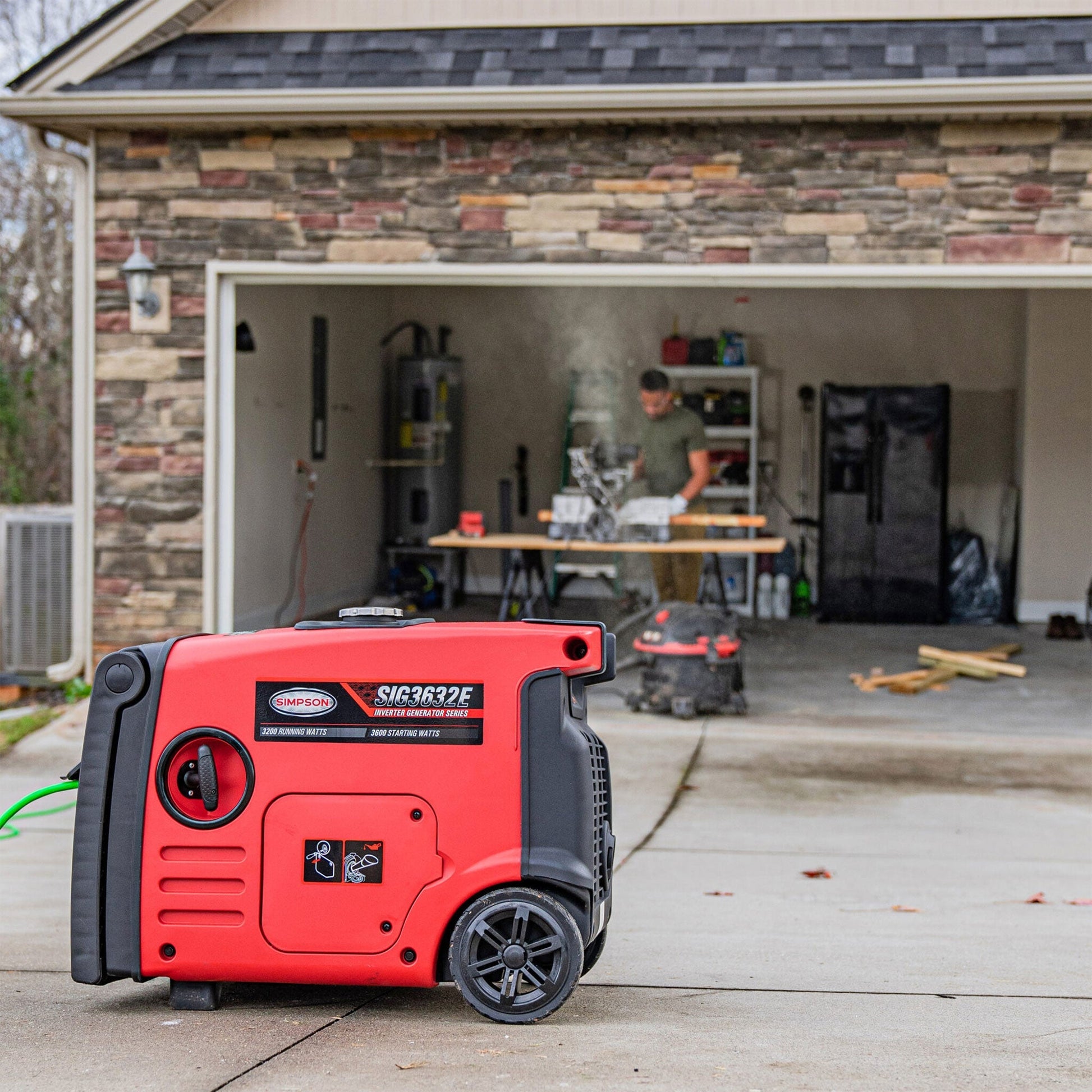 SIMPSON Portable 3200 Watt Gas Inverter Generator and Portable Power Station - Angler's Pro Tackle & Outdoors