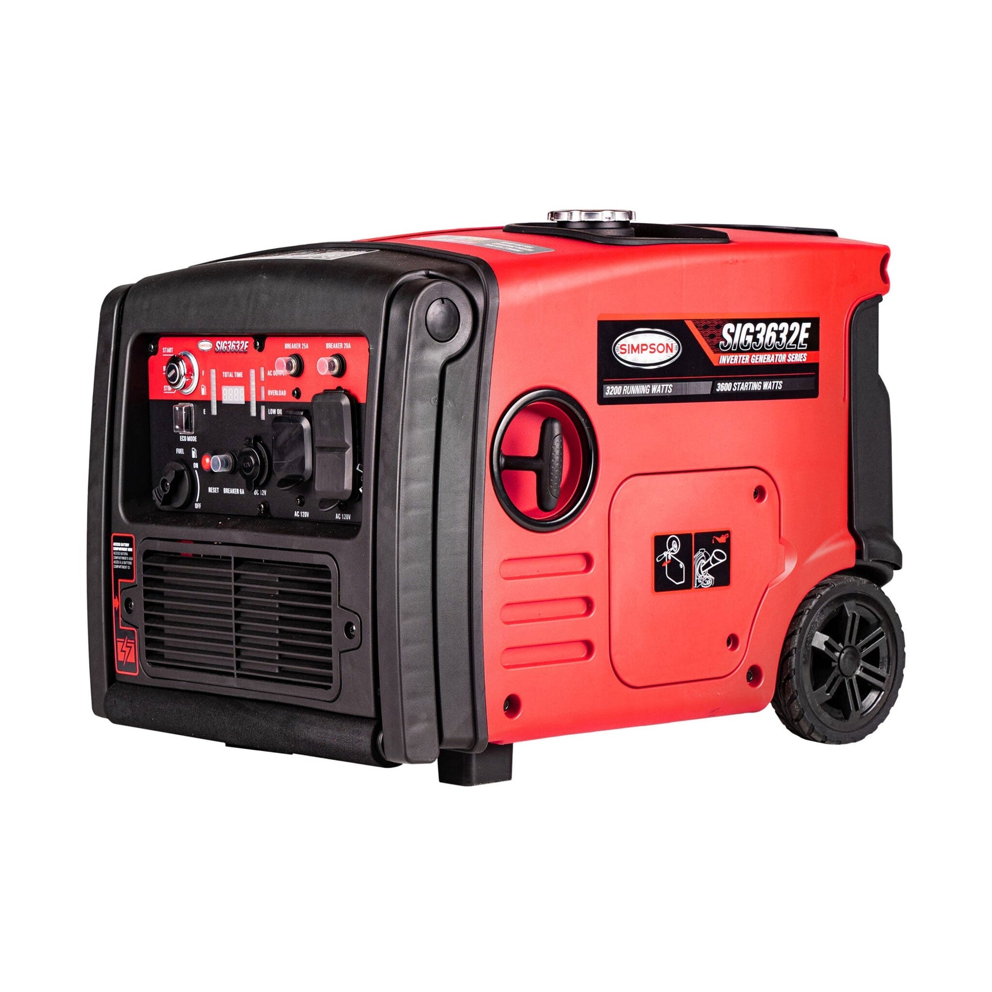 SIMPSON Portable 3200 Watt Gas Inverter Generator and Portable Power Station - Angler's Pro Tackle & Outdoors