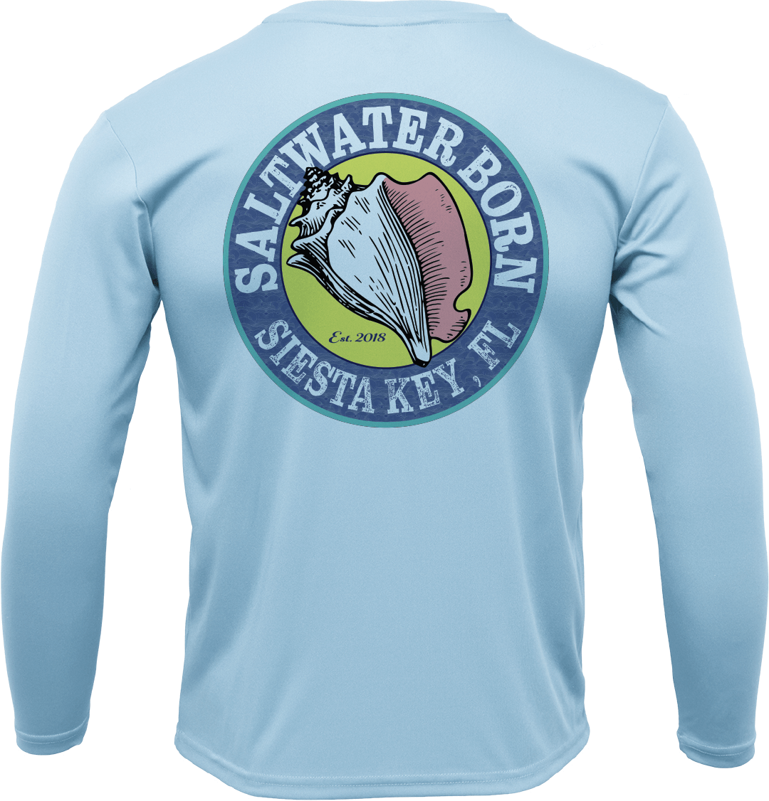 SK Blacktip on Chest Long Sleeve UPF 50+ Dry - Fit Shirt - Angler's Pro Tackle & Outdoors