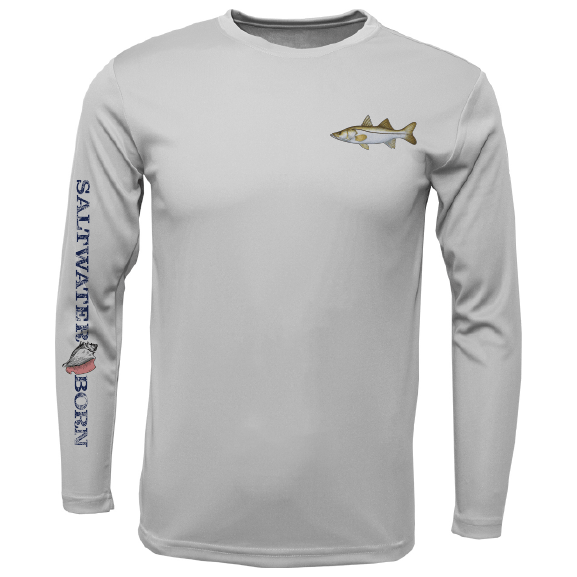 SK Snook on Chest Long Sleeve UPF 50+ Dry - Fit Shirt - Angler's Pro Tackle & Outdoors