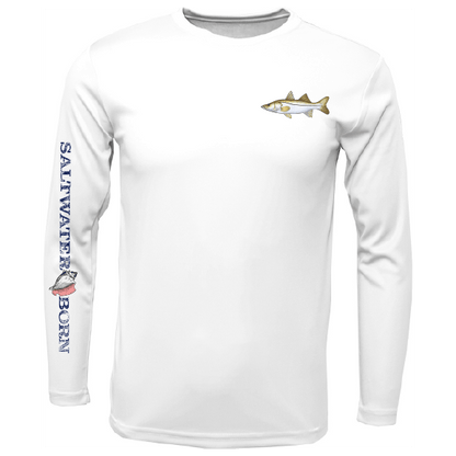 SK Snook on Chest Long Sleeve UPF 50+ Dry - Fit Shirt - Angler's Pro Tackle & Outdoors