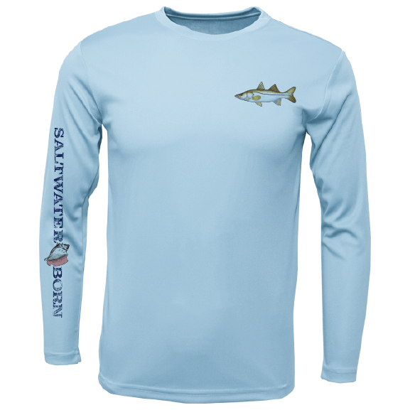 SK Snook on Chest Long Sleeve UPF 50+ Dry - Fit Shirt - Angler's Pro Tackle & Outdoors