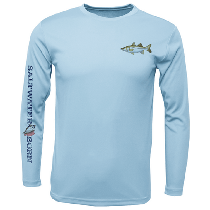 SK Snook on Chest Long Sleeve UPF 50+ Dry - Fit Shirt - Angler's Pro Tackle & Outdoors